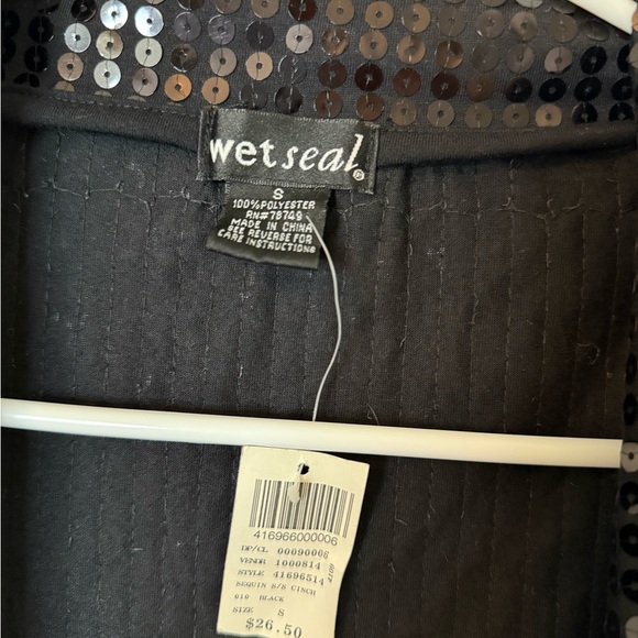 NWT Vintage Wet Seal Sequin Jacket - Picture 2 of 4